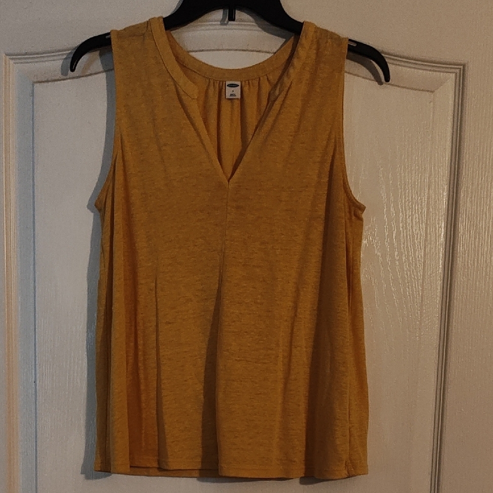 Yellow Sleeveless Top
